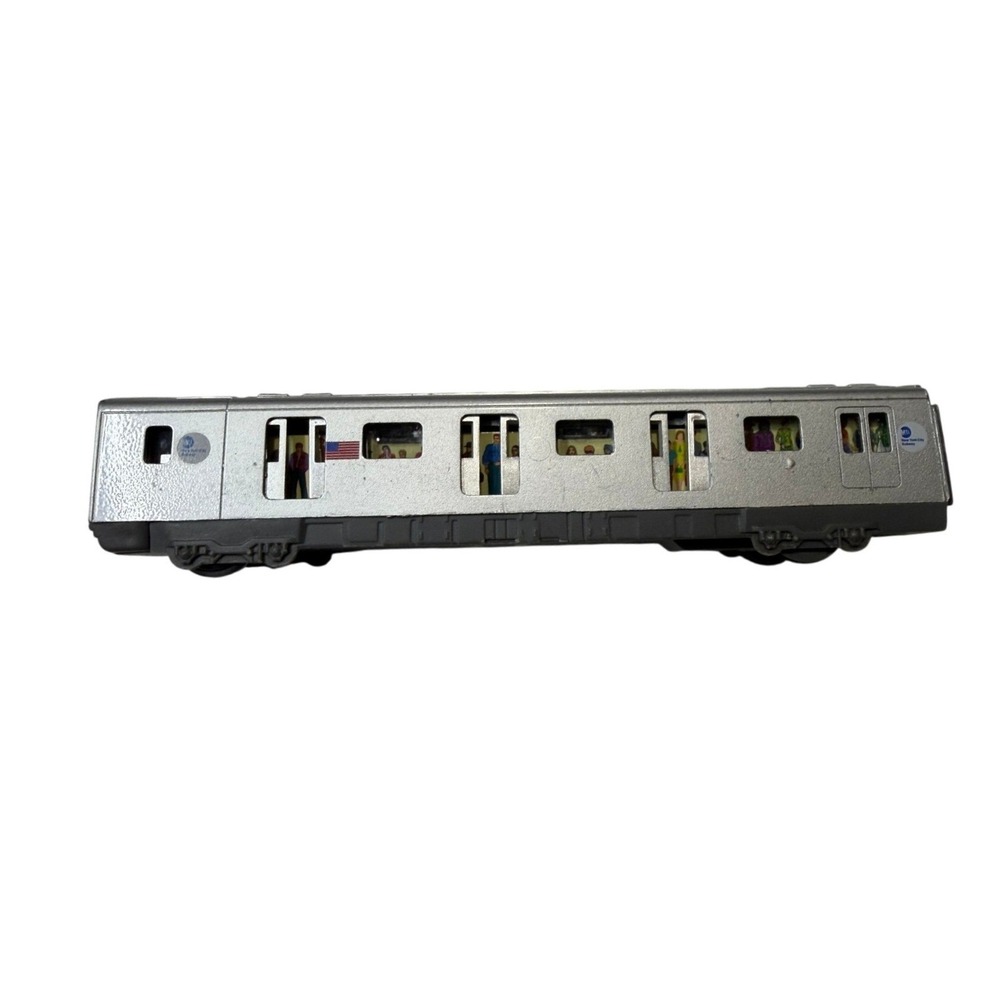 MTA New York City Subway R160 Train Car Model Silver NYC Transit Collectible